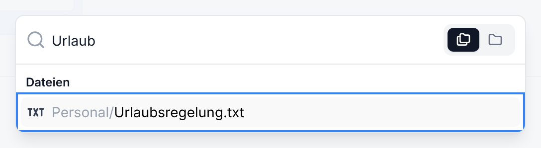 Die Suche mit dem Treffer Urlaubsregelung.txt
