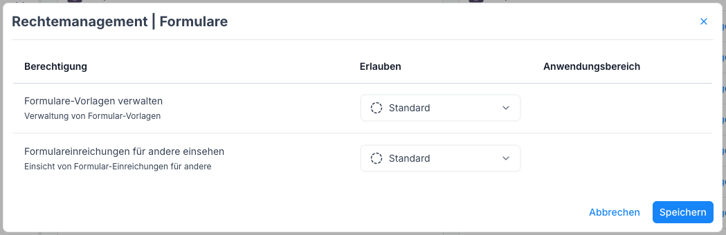 Berechtigungen
