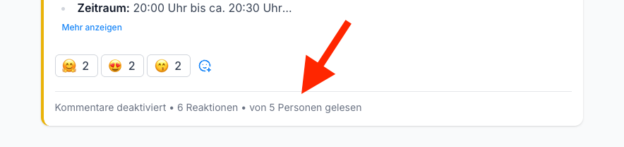 Lesebestätigungen