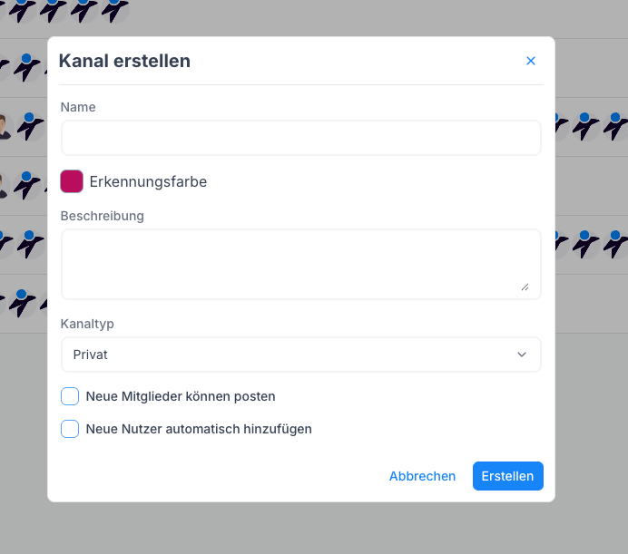 Web Kanal erstellen