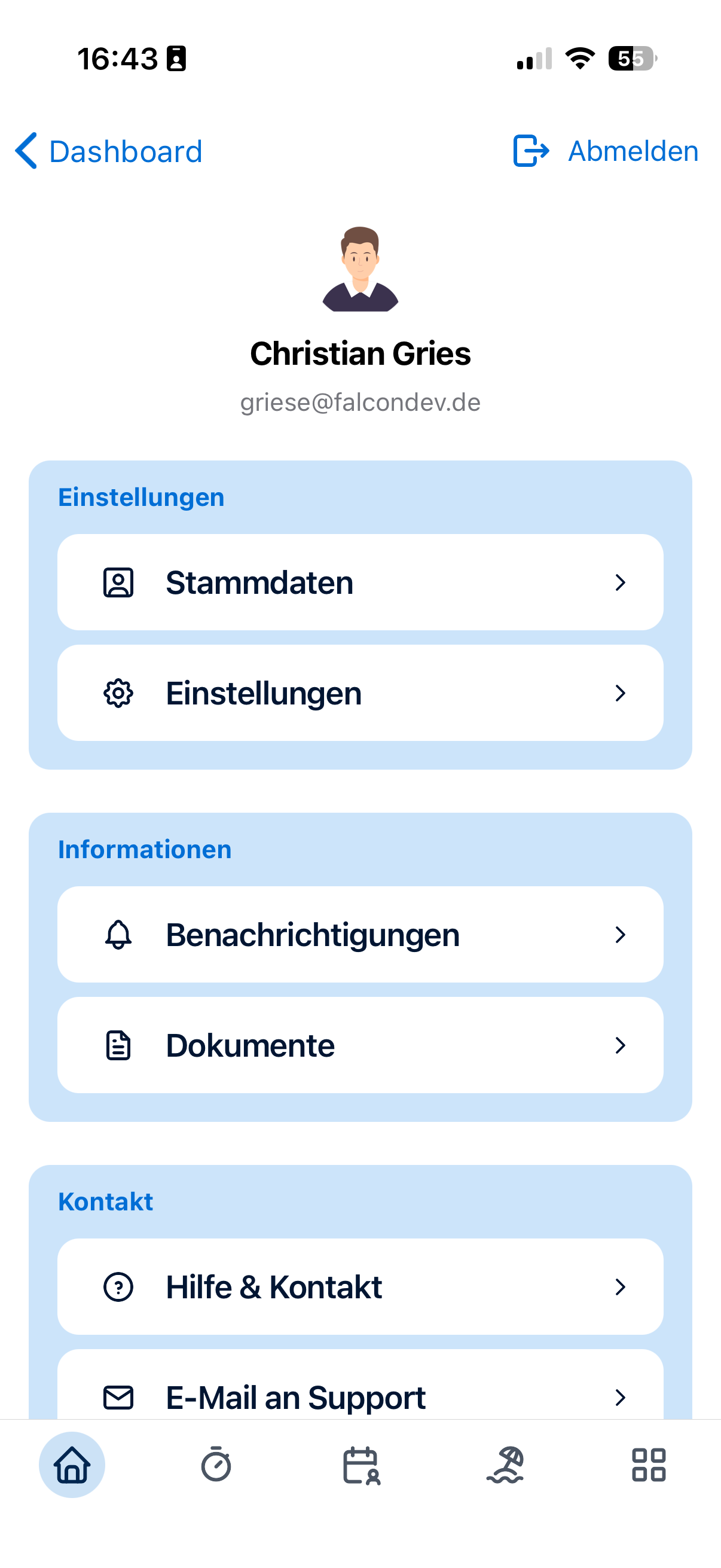 App Einstellungen
